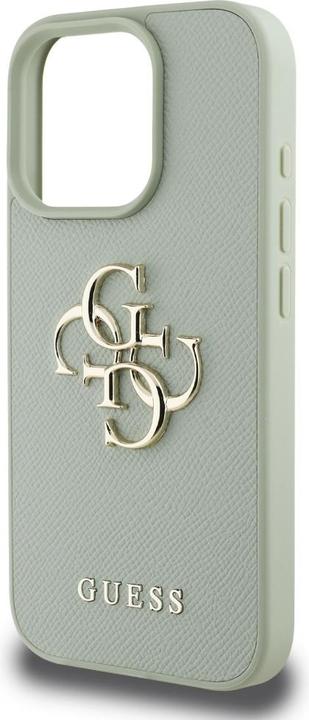 Produktbild Guess Hardcase PU Grained Big 4G and Classic Logo Case for iPhone 16 Pro Max 6,9" Green (Apple iPhone 16 Pro Max)