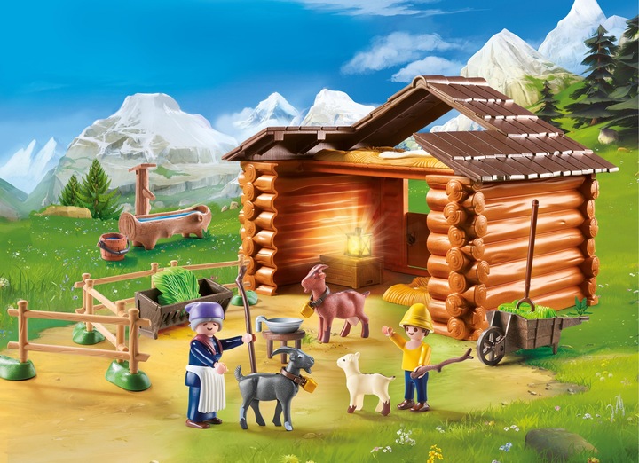 Produktbild Playmobil Peters Ziegenstall (70255, Playmobil Heidi)