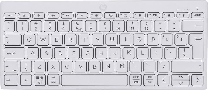 Produktbild HP 350 Compact Draadloos Toetsenbord Wit Qwerty (US, Kabellos)