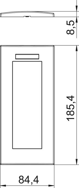 Actual product image OBO Bettermann Cover frame