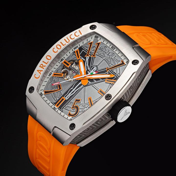 Produktbild Carlo Colucci Automatisch aus hochwertigem Edelstahl, wasserdicht bis 5 ATM