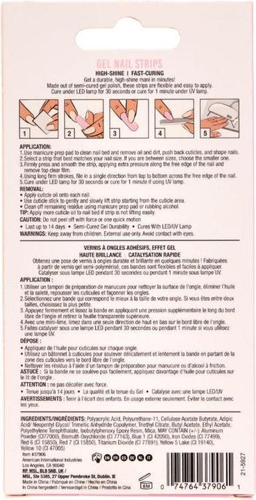 Produktbild Ardell Nail Addict Gel Nail Strips Blushing Bride 16 Stk (Kunstnägel, blushing bride)