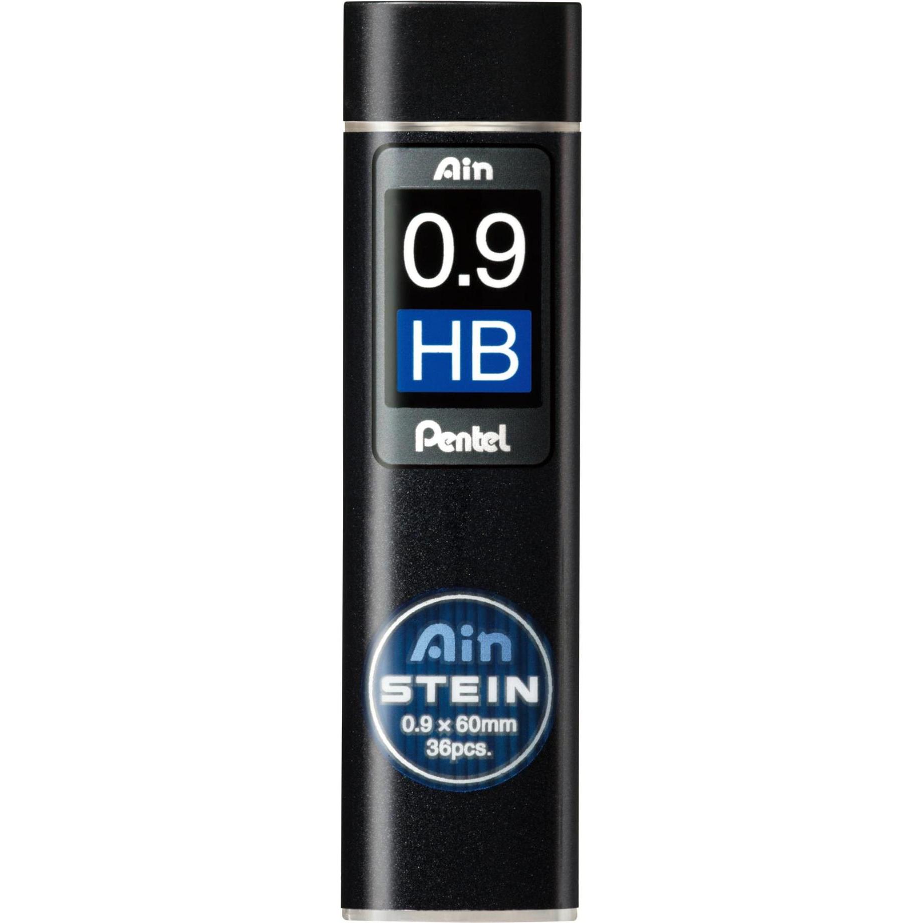 Pentel, Ersatzpatrone, Ain Stein (Ersatzmine, Schwarz, 0.90 mm)