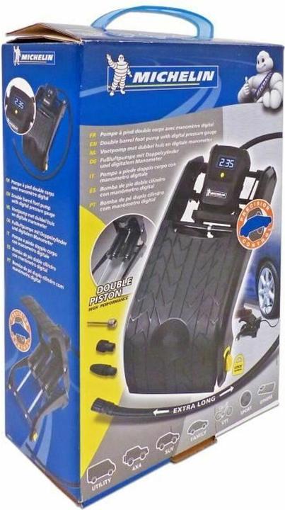 Image du produit Michelin Pompe à pied 2 cylindres numérique (7 bar)