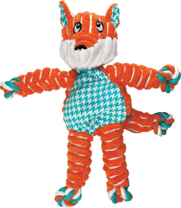 KONG Floppy noeud renard (Jouet en peluche chien)