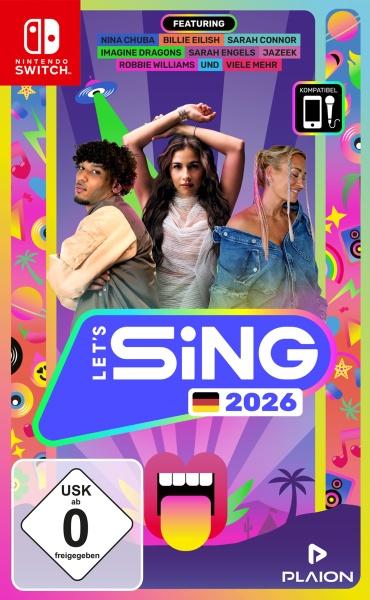 Actual product image Plaion Let's Sing 2026 (Switch 2, DE)