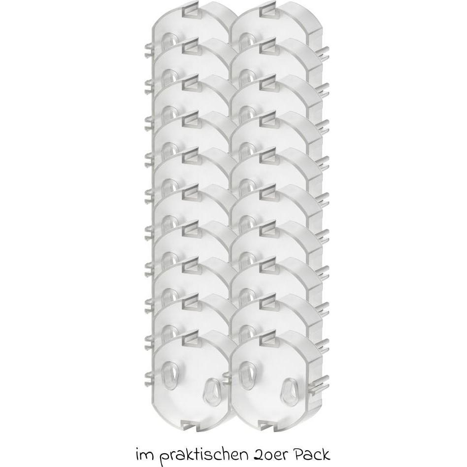 Thumbnail - Reer, Kindersicherung, Kindersicherungen Steckdosenkappe 20er Pack einfache Montage