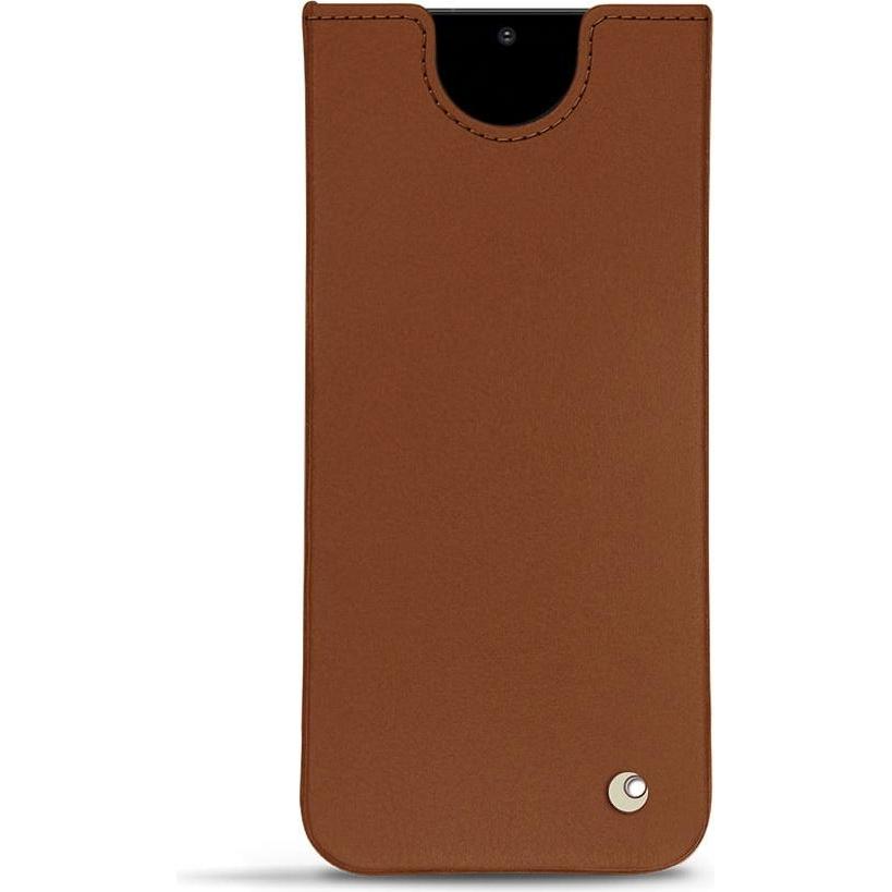 Noreve Lederschutzhülle (Samsung Galaxy S20), Smartphone Hülle, Braun