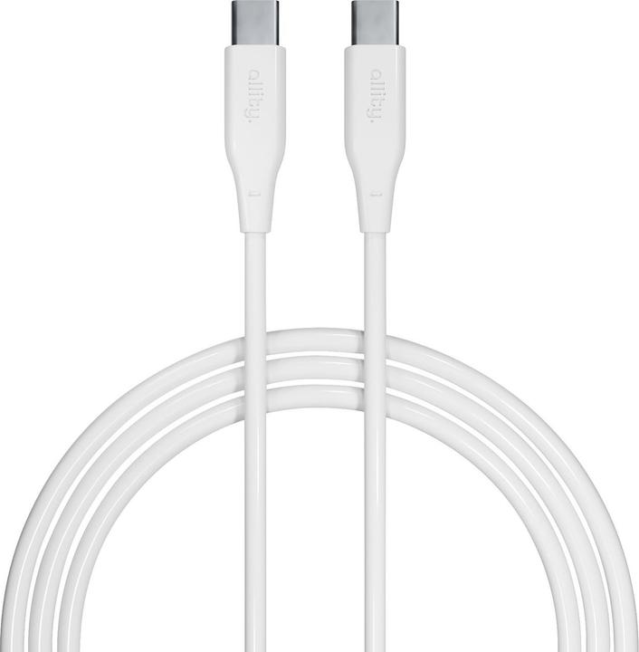Allity cable AUC-02 USB-C - USB-C 1.0 m 100W white (1 m, USB 1.0, 100 W)