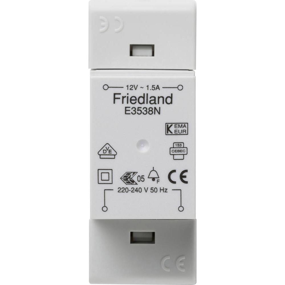 Friedland, Zubehör Gebäudesicherheit, Klingeltransformator E38N