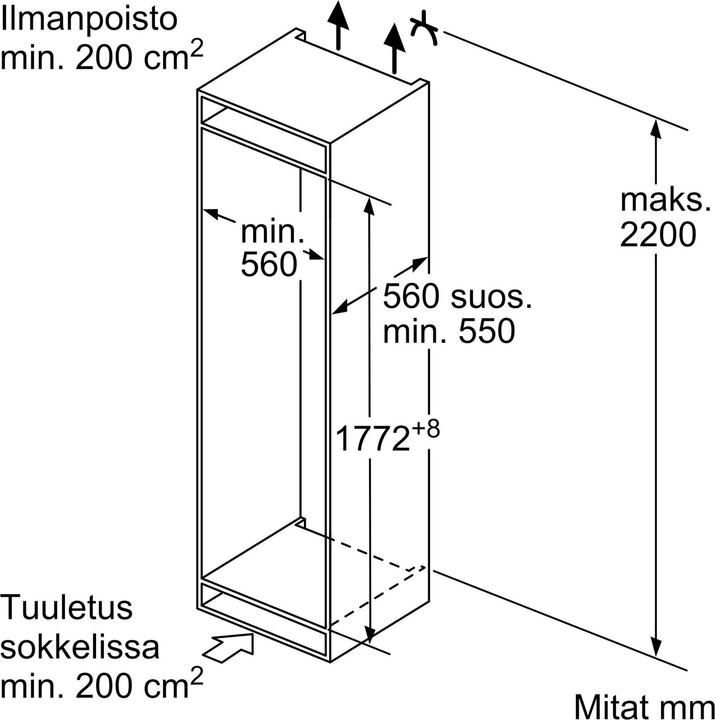 Produktbild Bosch Hausgeräte KIS87AFE0 (272 l)