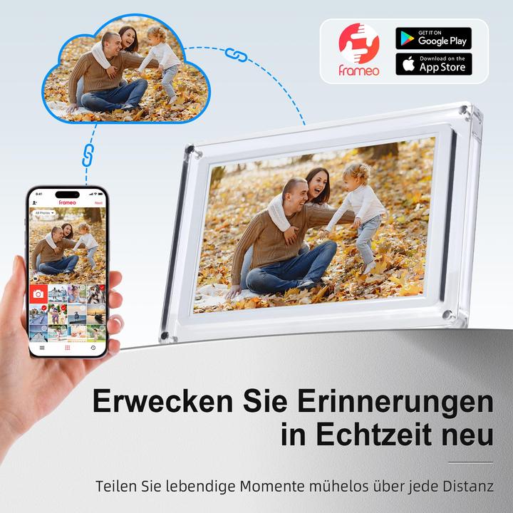 Actual product image Rollei Smarter Bilderrahmen | 10,1" Diagonale | WiFi | Frameo App | Acryl | Modell 109 (10.10", 1280 x 800 pixels)