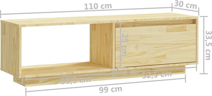 Produktbild vidaXL Kinsley (110 x 30 x 33.5 cm)