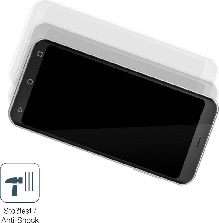 Actual product image Dipos Anti-Shock Screen Protector Clear (1 Piece, Emporia Smart 5)