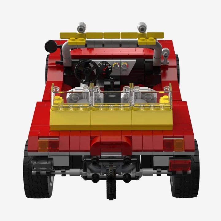 Image du produit BlueBrixx-Pro Roter Buggy mit gelbem Dach