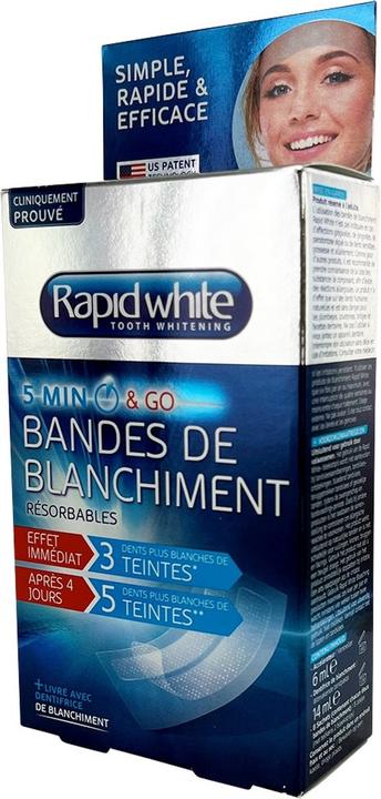 Actual product image Rapid White Express 5 Minutes Whitening Bands