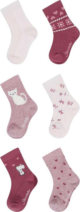 Image du produit Sterntaler Socken 6er Set Herzen Lichtrosa Gr. 19 - 22 (paquet de 6, 19 - 22)