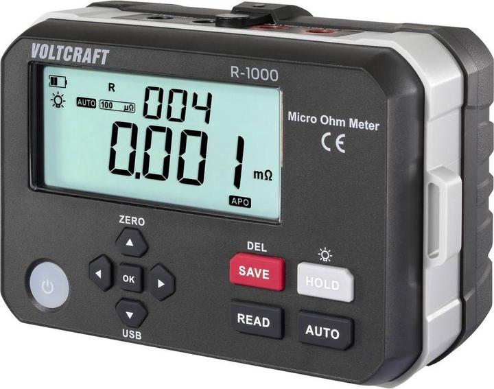Actual product image Voltcraft R-1000 Mikroohmmeter