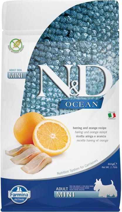 Produktbild Farmina Canine Adult Mini Hering & Orange (800g) (Adult, 1 Stk., 800 g)