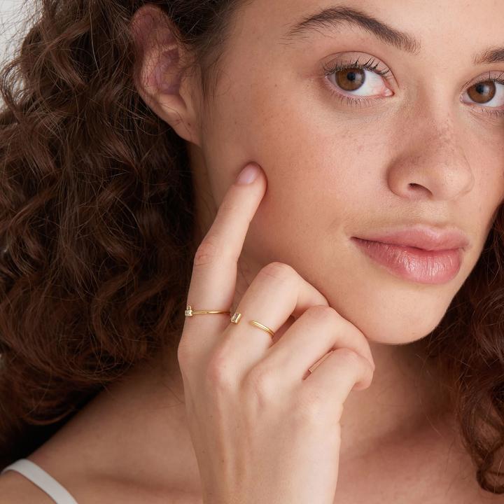 Productafbeelding Ania Haie Gouden hangslot Sparkle Ring (Zilver 925)