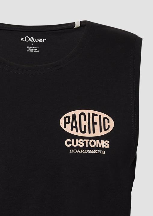 Actual product image S.Oliver T-Shirt Tanktop aus Baumwollle mit Frontprint (L)