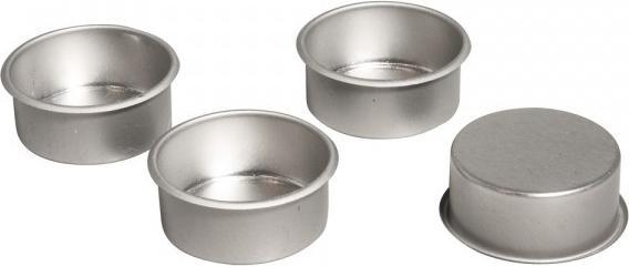 Produktbild Rayher Metall-Teelichthalter 1cm 4er Set