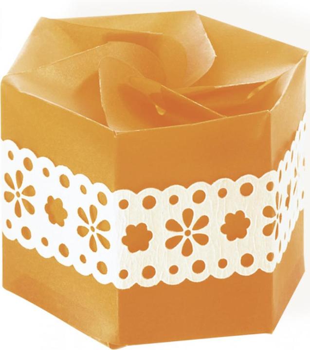 Actual product image Folia Transparent paper, (W)505 x (L)700 mm, orange (115 g/m²)