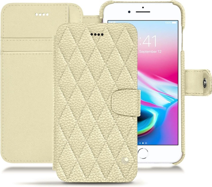 Noreve Lederschutzhülle Wallet (Apple iPhone 8 Plus)