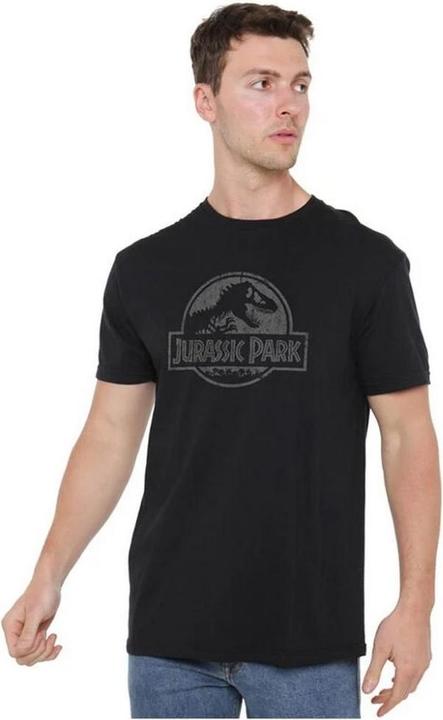 Immagine prodotto Jurassic Park Maglietta con logo monocromatico (M)