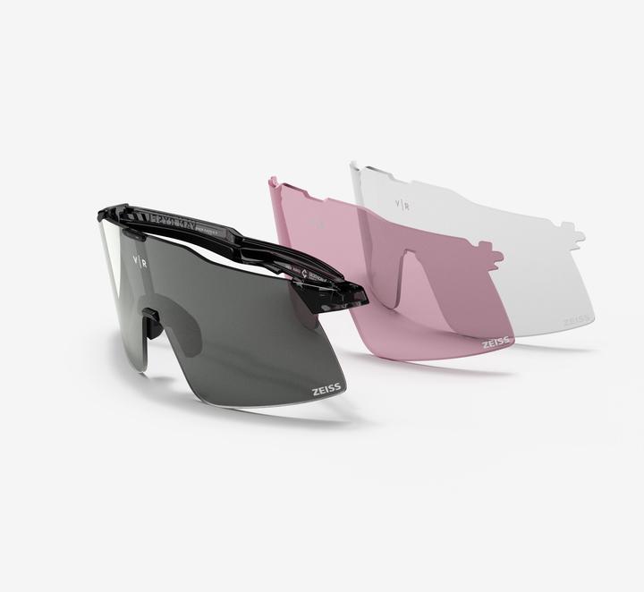 Actual product image Van rysel Fahrradbrille RR 900 Perf Zeissgläser Pack grau (Multicolor, Multicolor)