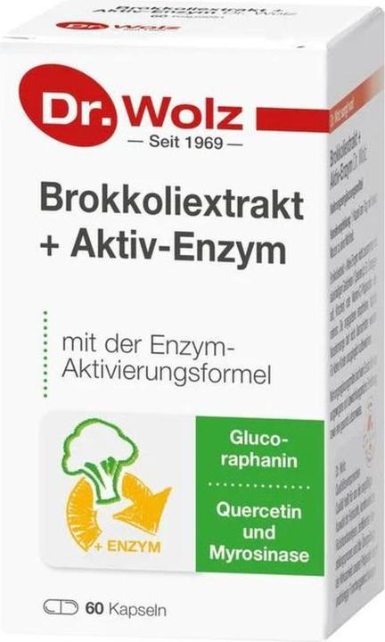 Produktbild Dr. Wolz Brokkoliextrakt + Aktiv-Enzym Kapseln, 60 St. Kapseln (60 Stück, Kapseln, 103 g)
