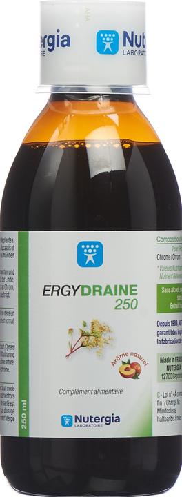 Actual product image Nutergia ERGYDRAINE bottle (250ml) (1 Piece, Droplet, 290 g)