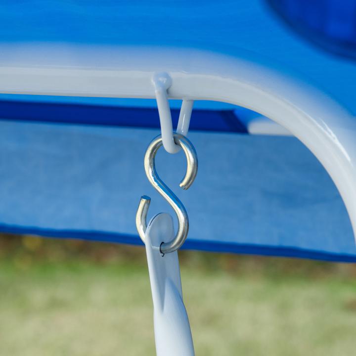 Actual product image Outsunny Children's Hollywood swing with the angle-adjustable canopy (Child armchair)