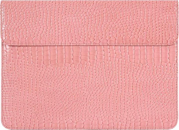 Produktbild Canvas Artisan CanvasArtisan - Slim Laptop Sleeve (EL32-P01) - for 15-16 inch Devices, Eco Leather - Dark Pink (16")