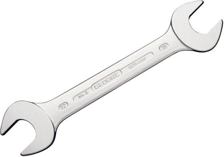 Actual product image Gedore 1500 ES-6 Double open-end spanner set in 1/3 ES module