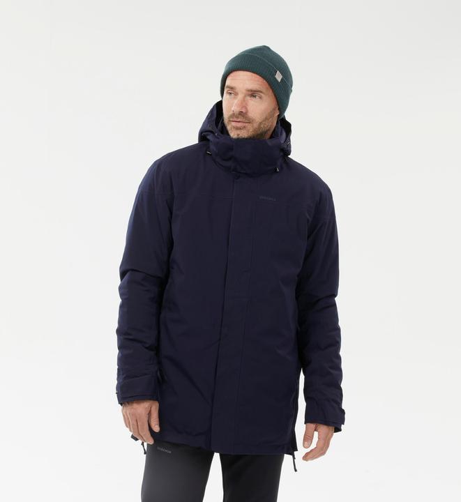 Produktbild Quechua Parka Winterjacke Herren warm bis -10 °C wasserdicht Winterwandern - SH500 blau (3XL)