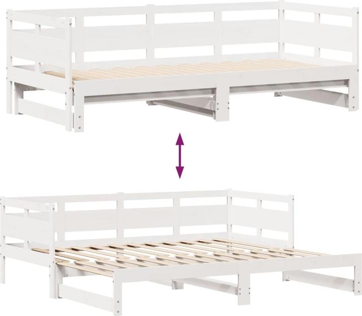 Produktbild vidaXL ausziehbares Tagesbett