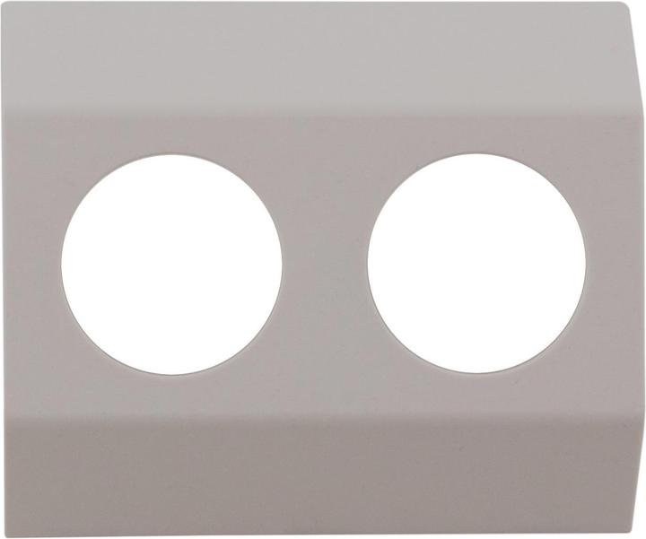 Produktbild Heitronic 500071 Steckdosenleiste ohne Schalter Weiss, Silber 1St. (3 x, 1 m)