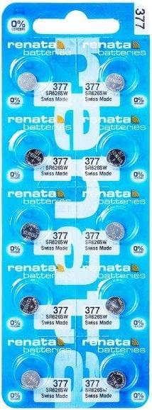 Produktbild Renata 377 / SR626SW (10 Stk., Gerätespezifisch, 24 mAh)