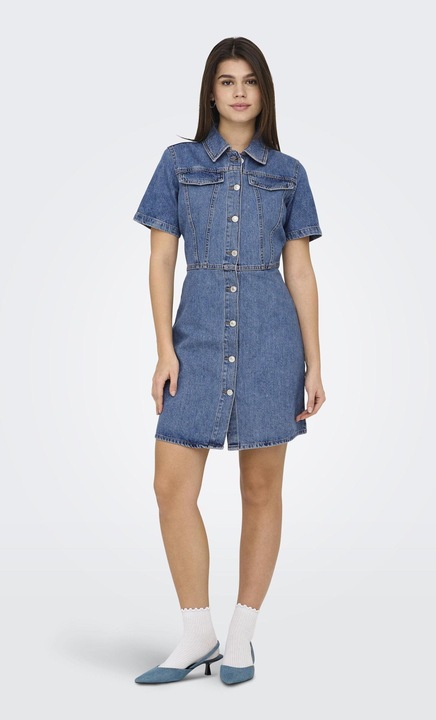 Image du produit Only ONLMALIA Kurzes Kleid Jeanskleid (XL)