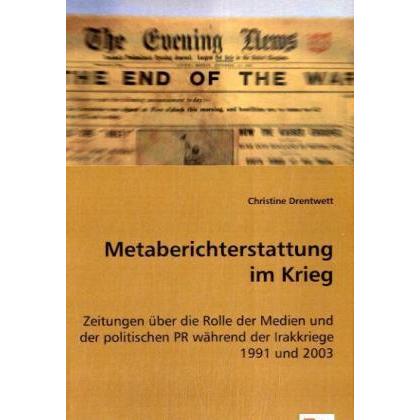 Metaberichterstattung im Krieg, Fachbücher