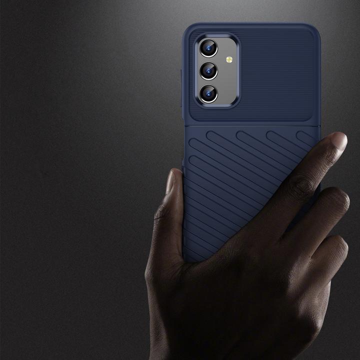 Produktbild Hurtel Thunder Case Flexibel Robuste Panzer Handyhülle TPU Schutzhülle für Samsung Galaxy A13 5G blau (Samsung Galaxy A13 5G)