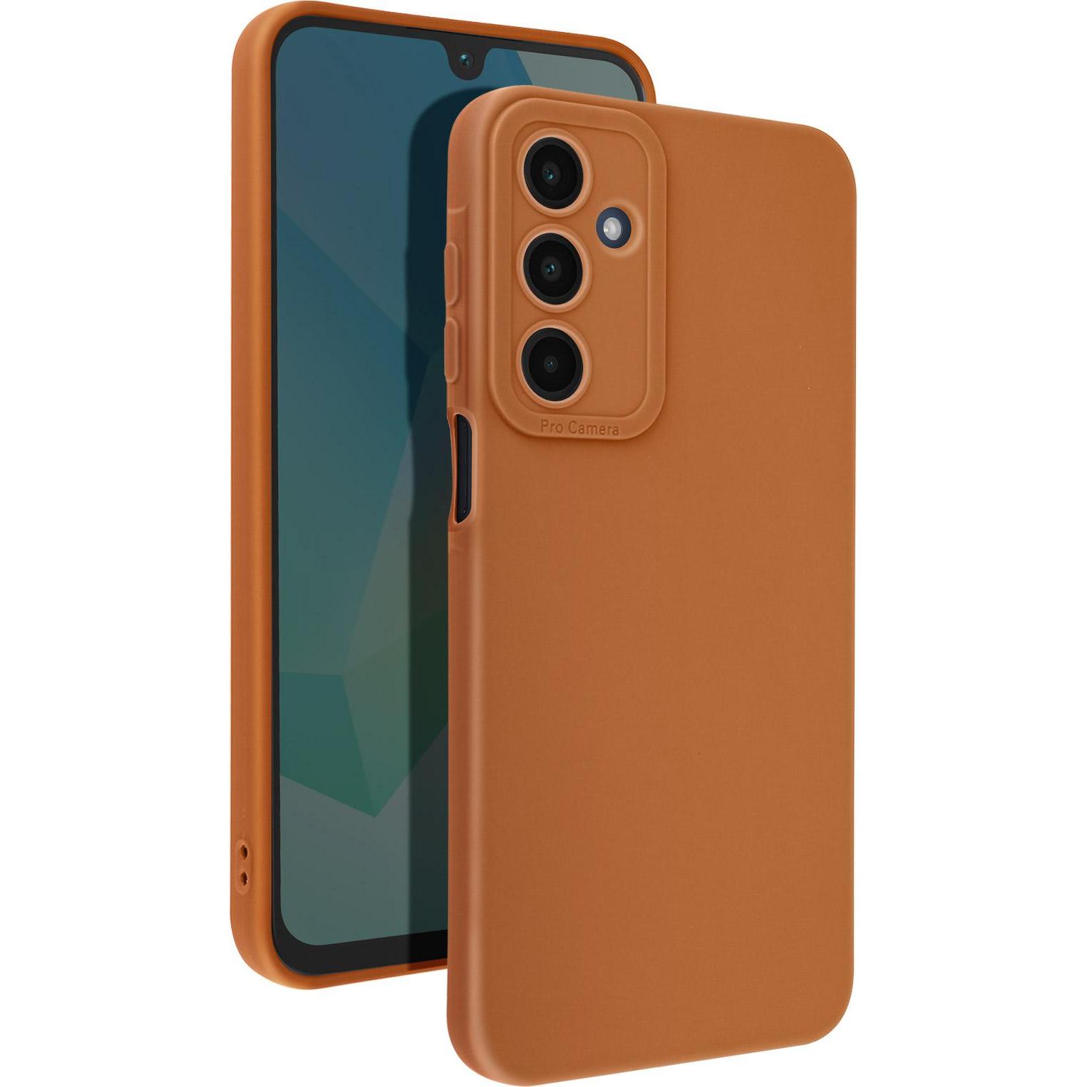 Avizar SoftGlow Case (Samsung Galaxy A16), Smartphone Hülle, Braun