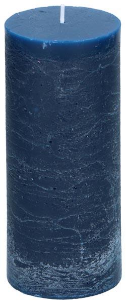 Produktbild Arti Casa Rustic candle Ø7xh16cm blue