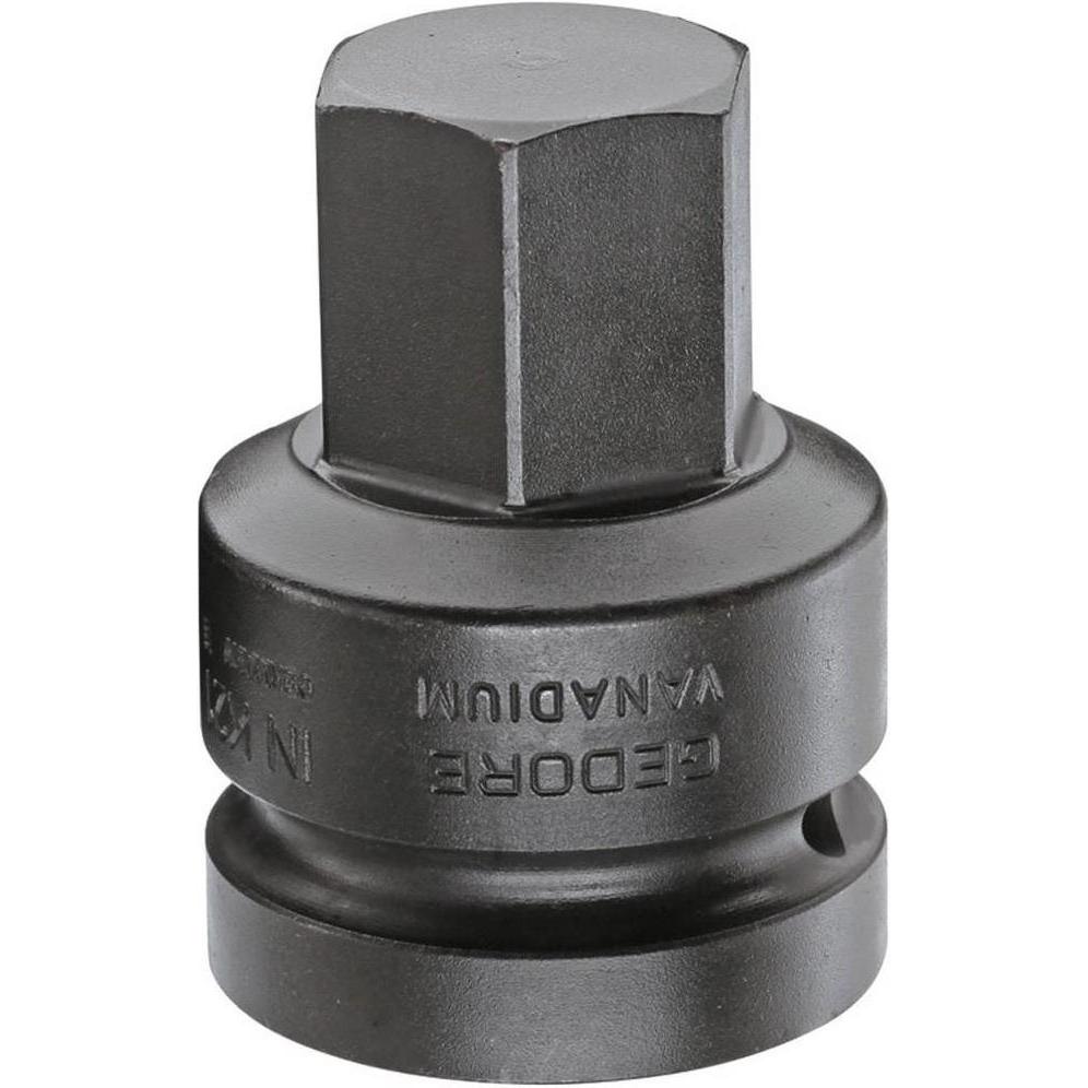 Gedore, Steckschlüssel + Stecknuss, IN K 21 27 Kraftschraubereinsatz 1" Innen-6-kant 27 mm (27 mm)