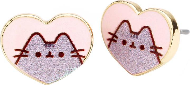 Produktbild Pusheen Herz Ohrringe (100% synthetisches Material)