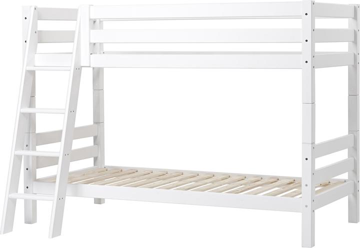 Produktbild Hoppekids Leiter für ECO Luxury Etagenbett und mittelhohes Bett, schräg, weiss