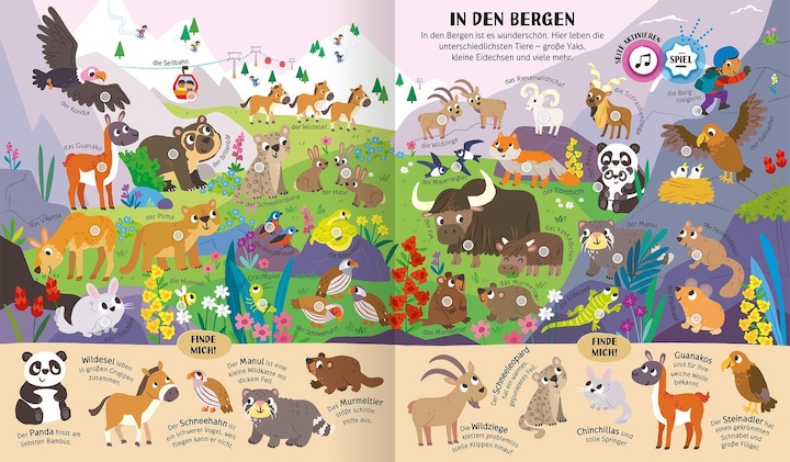 Actual product image Mein riesengrosses Soundbuch Tiere (German)