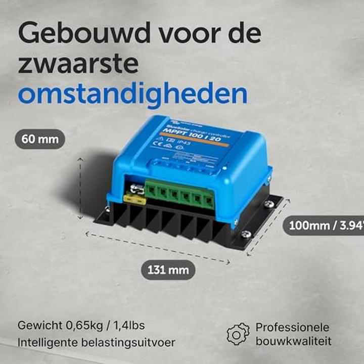 Actual product image Victron Energy BlueSolar MPPT 100/20