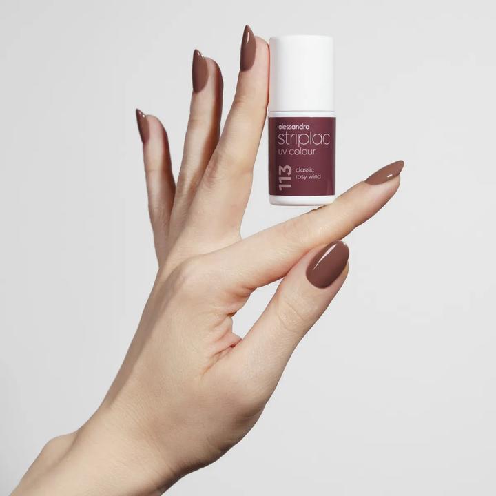 Immagine prodotto Alessandro ALESSAN Striplac UV Colo Cla Ro Wi 6.5ml (113 Vento Classico Rosato, Vernice UV gel)